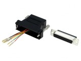 Adaptor D-Sub 25 Pin Mamă la RJ12 Negru