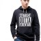 Hanorac Barbati Negru - Straight Outta Ferentari