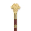 Baston din lemn mahon cu maner cap de leu WS-131
