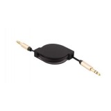 TNB GOLD 3.5 MM RETRACTABLE JACK CABLE 120CM &quot;JACKRTLUX1&quot; (timbru verde 0.08 lei)