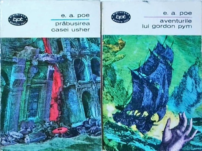 Edgar Allan Poe - Prabusirea casei Usher. Aventurile lui Gordon Pym, 2 volume
