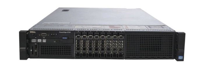 Server Dell PowerEdge R720, 8 Bay 2.5 inch, 2 Procesoare, Intel 8 Core Xeon E5-2640 V2 2.0 GHz, 16 GB DDR3 ECC, Fara Hard Disk, 12 Luni Garantie