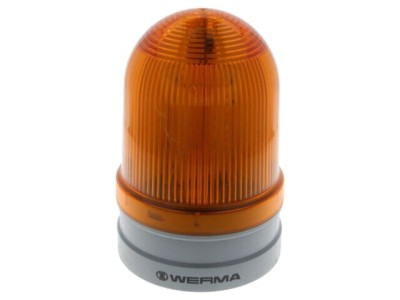 Semnalizator luminos rotativ portocaliu 12-24V WERMA IP66 foto