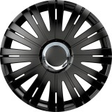 Set capace roti auto Cridem Active RC 4buc - Negru/Crom - 15&#039;&#039; Garage AutoRide