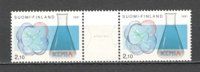 Finlanda.1991 100 ani Uniunea ptr. chimie si chimisti-cu punte DF.123 foto