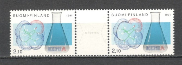 Finlanda.1991 100 ani Uniunea ptr. chimie si chimisti-cu punte DF.123