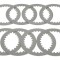 Set discuri metal ambreiaj Yamaha YZF WRF 250 01- 18 TRW MES323-8
