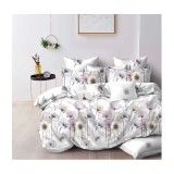 Cumpara ieftin Lenjerie de Pat Bumbac Finet cu 6 Piese Pentru Pat Dublu - SUZ48