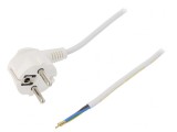 Cablu Electric 3x0.75mm2 5m Alb 16A 250V