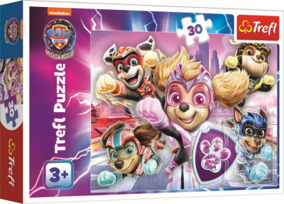 PUZZLE TREFL 30 PATRULA CATELUSILOR ECHIPA EROILOR SuperHeroes ToysZone foto