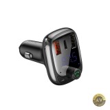 Modulator FM Bluetooth Baseus S-13 2 x USB-A - 1 x USB C - 1 x microSD CCMT000101