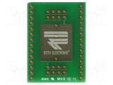 Placă universală multiadaptor 26,67x36,83mm ROTH ELEKTRONIK