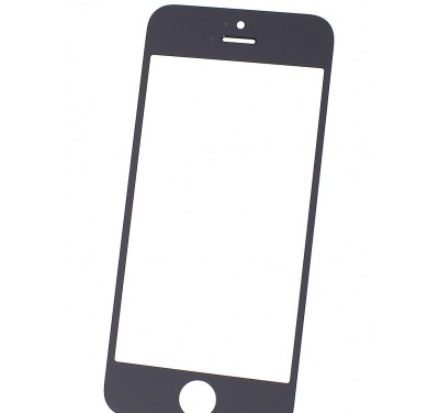 Geam sticla iPhone 5c, Black foto