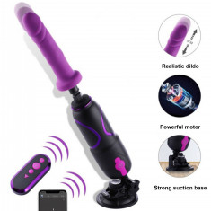 Masina de Sex Premium Travel Fuck Machine Wireless 2.0, Remote Control, Bluetooth