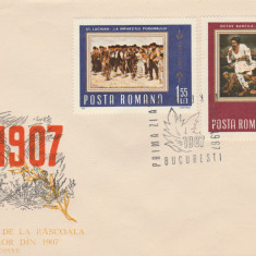 1967 Romania - FDC 60 ani de la Rascoala taranilor din 1907, LP 648