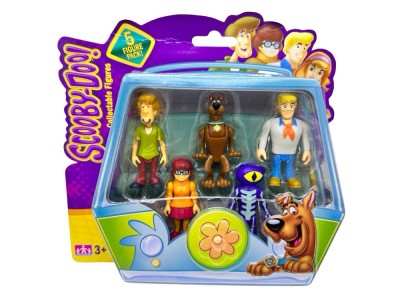 Set 5 Figurine Scooby Doo7cm foto