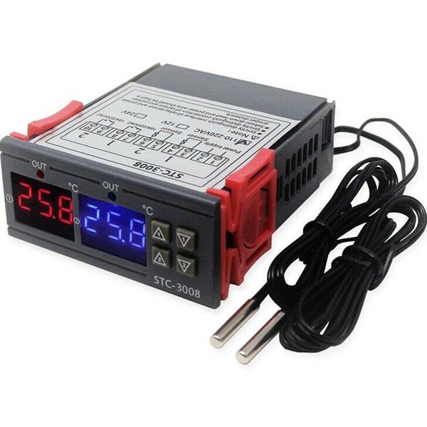 Controler-termostat digital temperatura dublu ,220v,nou
