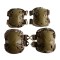Set de protectie, Tactical Gear, genunchiere si cotiere, nylon, marime universala, camuflaj