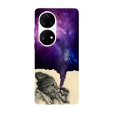 Husa compatibila cu Huawei Nova Y70 model Ganja sky, Silicon, TPU, Viceversa, Transparent, Carcasa