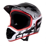 Casca Force Tiger Downhill negru/rosu/alb L-XL (59-61 cm) Ultimate FactoryBikes
