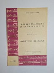 Despre arta muzicii și elementele ei &ndash; Aut. Alfred Mendelsohn, George Bălan, Universitatea Muncitorească de Cultură Muzicală, București, 1963
