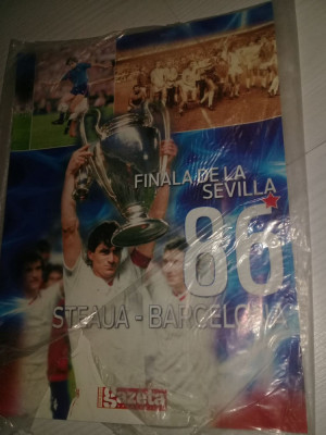 Revista de sport,Finala de la Sevilla &amp;#039;86 Steaua Barcelona,ca noua foto