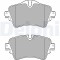 DELPHI LP2717 set placute frana,frana disc
