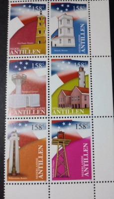 Antilele olandeze 2008 faruri serie 6v. Neștampilată foto