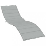 Cumpara ieftin Perna de sezlong, melanj gri deschis, 200x70x4 cm textil