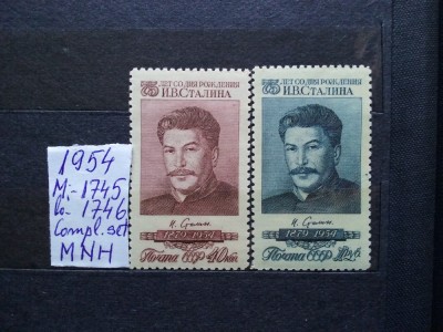 1954-Rusia-Stalin-MNH foto