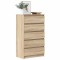 vidaXL Dulap cu sertar, stejar sonoma, 60x36x103 cm, lemn prelucrat