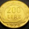 Moneda 200 LIRE - ITALIA, anul 1978 * cod 3837 = luciu de batere