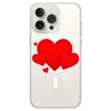 Husa personalizata apple iphone 14 pro, magsafe, heart