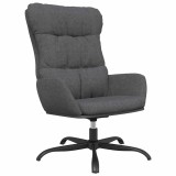Cumpara ieftin Scaun de relaxare, gri inchis, material textil