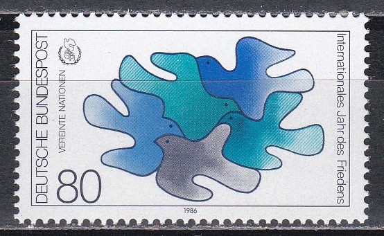 Germania 1986 - Anul Internațional al Păcii, MNH