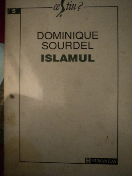 ISLAMUL- DOMINIQUE SOURDEL, BUC. 1993 , PREZINTA SUBLINIERI