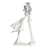 Statueta decorativa cuplu imbratisat 32 cm