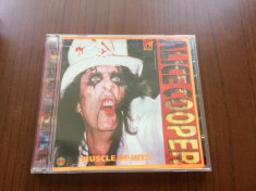 alice cooper muscle of hits mtv history 2000 2cd dublu disc muzica hard rock VG+