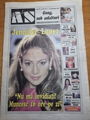 ziarul formula as 3 - 10 septembrie 2001 - teo trandafir , festivalul calatis ,doru stanculescu , mircea albulescu , lucia muresan foto