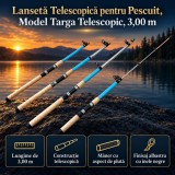 Lansetă Telescopică pentru Pescuit, Model Targa Telescopic, 3,00 m