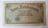 2 Mark 1937 - Bancnota veche Germania nazista - zwei Reichsmark, circulata