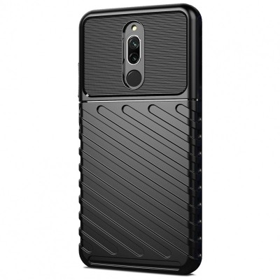 Husa TPU OEM Thunder Tough pentru Xiaomi Redmi 8, Neagra foto
