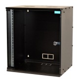Cumpara ieftin CABINET 19&Prime; SPACER 12U, fixare pe perete, Flatpack (dezasamblat), Black,
