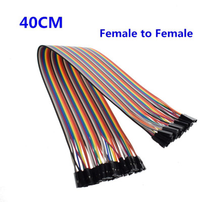 10 cabluri (40cm) dupont MAMA-MAMA female-female cablu breadboard (c.2150T) foto