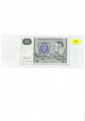 Suedia - 10 Kronor 1990 foto