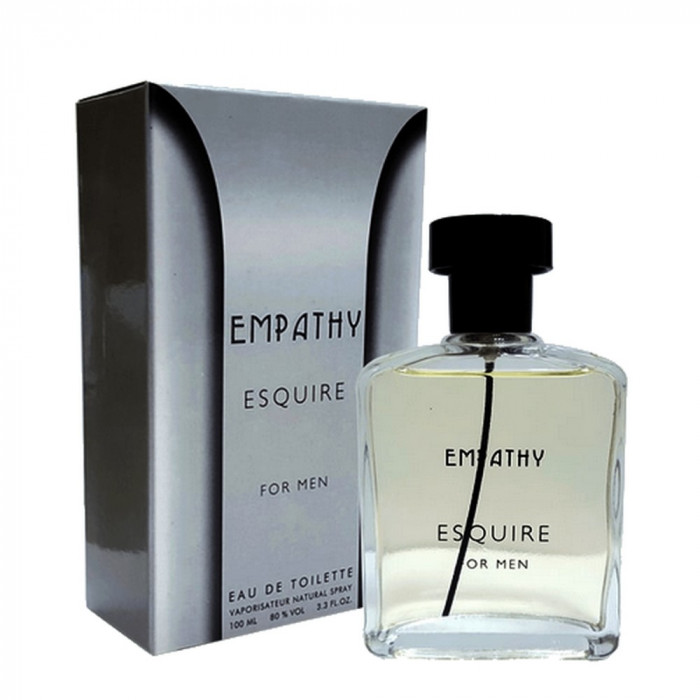 Apa de toaleta pentru barbati Empathy Esquire, 100 ml, Gri