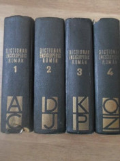 DICTIONAR ENCICLOPEDIC ROMAN VOL.1-4 - COLECTIV foto