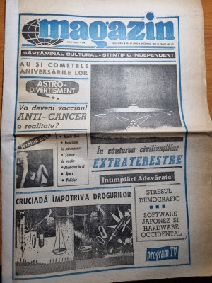 magazin 4 decembrie 1993-cruciada impotriva drogurilor foto
