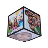 Cumpara ieftin Cub foto rotativ 360 grade cu 6 poze intr-o singura rama 15 x 15 cm