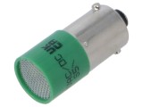 Lampă LED verde BA9S T10 110VDC 110VAC CML INNOVATIVE TECHNOLOGIES